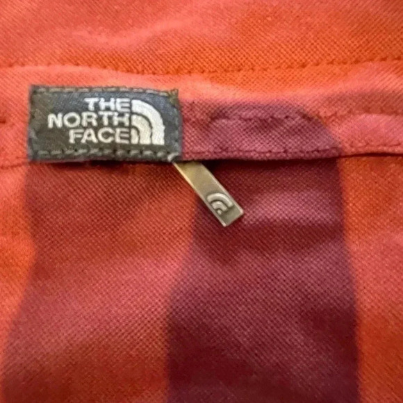 Vintage Y2K The North Face Outdoor Hiking Button Up Maroon LS Button Up  Sz XL - Picture 6 of 8